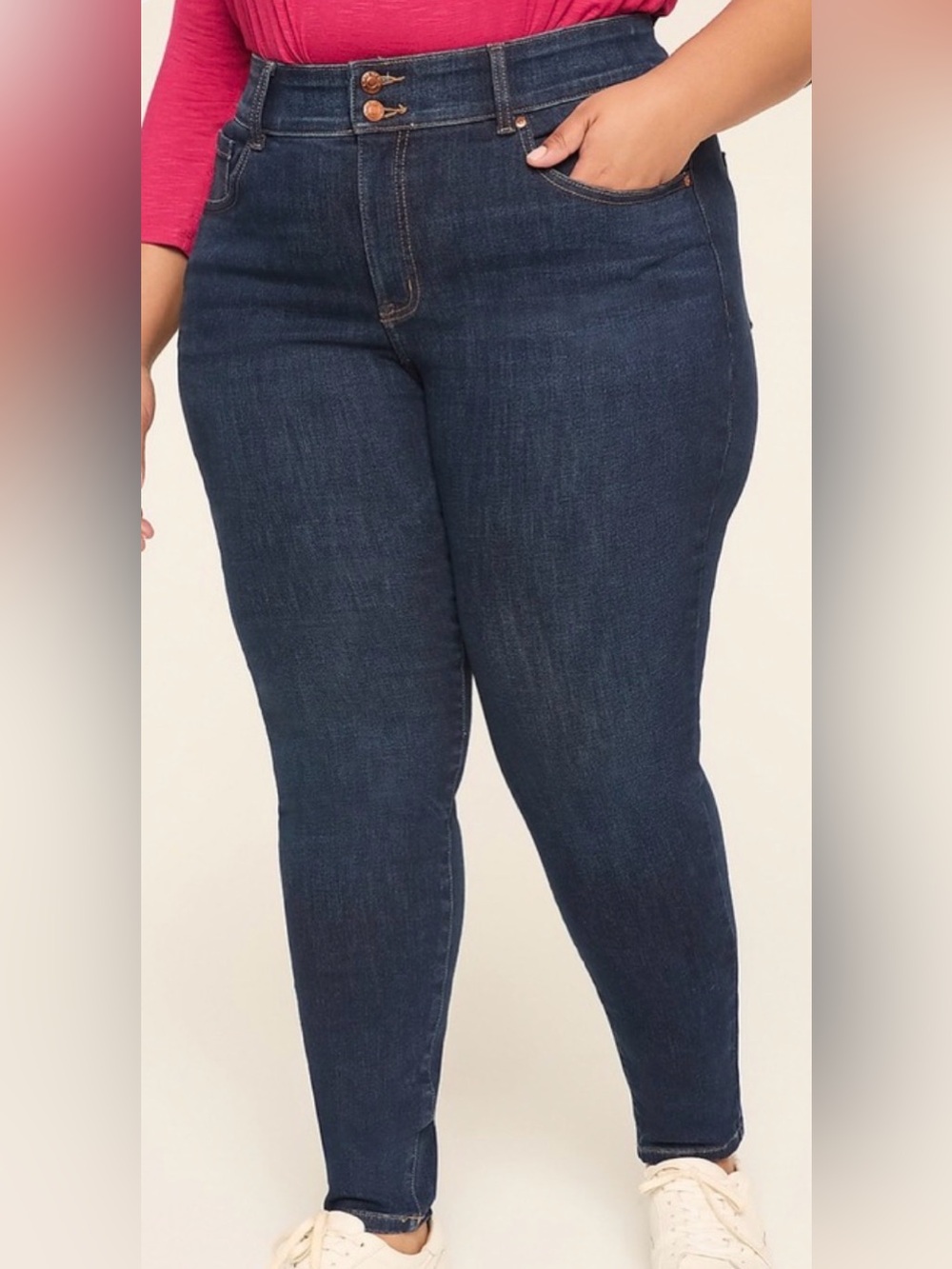 Lane Bryant skinny High-Rise Jeans tighter tummy technology